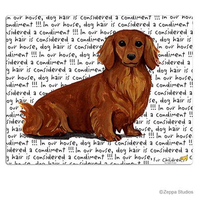 Dachshund, Red Long Hair Cutting Board