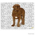 Dogue de Bordeaux Cutting Board