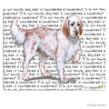 English Setter, Red Belton Cutting Board