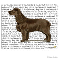 Field Spaniel Cutting Board
