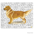 Golden Retriever Cutting Board