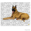 Great Dane, Fawn Cutting Board