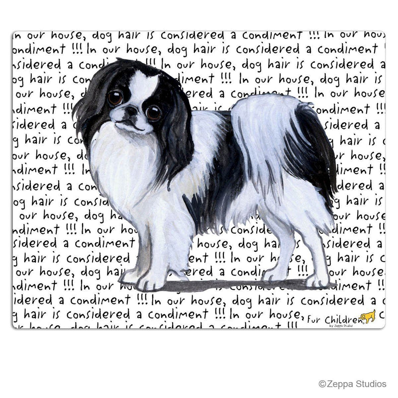 Japanese Chin, Black and White Cutting Board