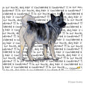 Norwegian Elkhound Cutting Board