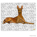 Pharaoh Hound Cutting Board