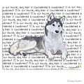 Siberian Husky Cutting Board