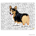 Pembroke Welsh Corgi, Tri Color Cutting Board