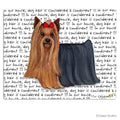 Yorkshire Terrier Cutting Board