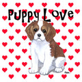 Cavalier King Charles Spaniel Puppy Love - Adult Unisex T-Shirt