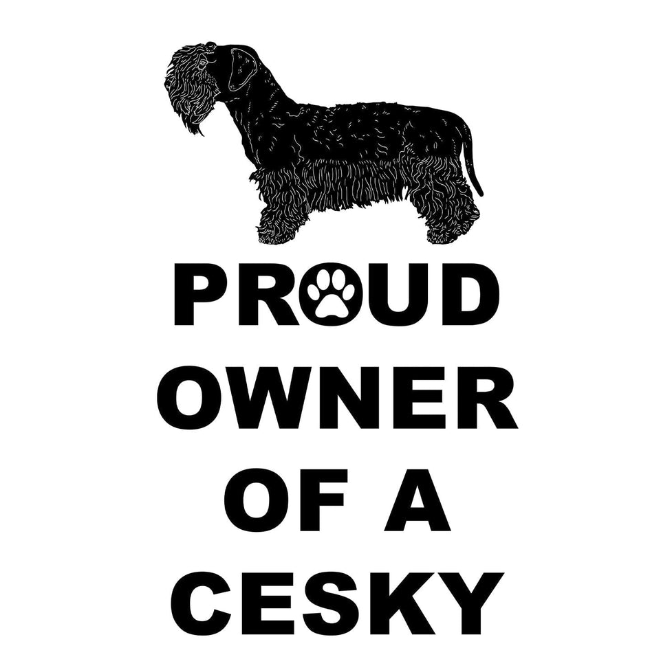 Cesky Terrier Proud Owner - Adult Unisex T-Shirt