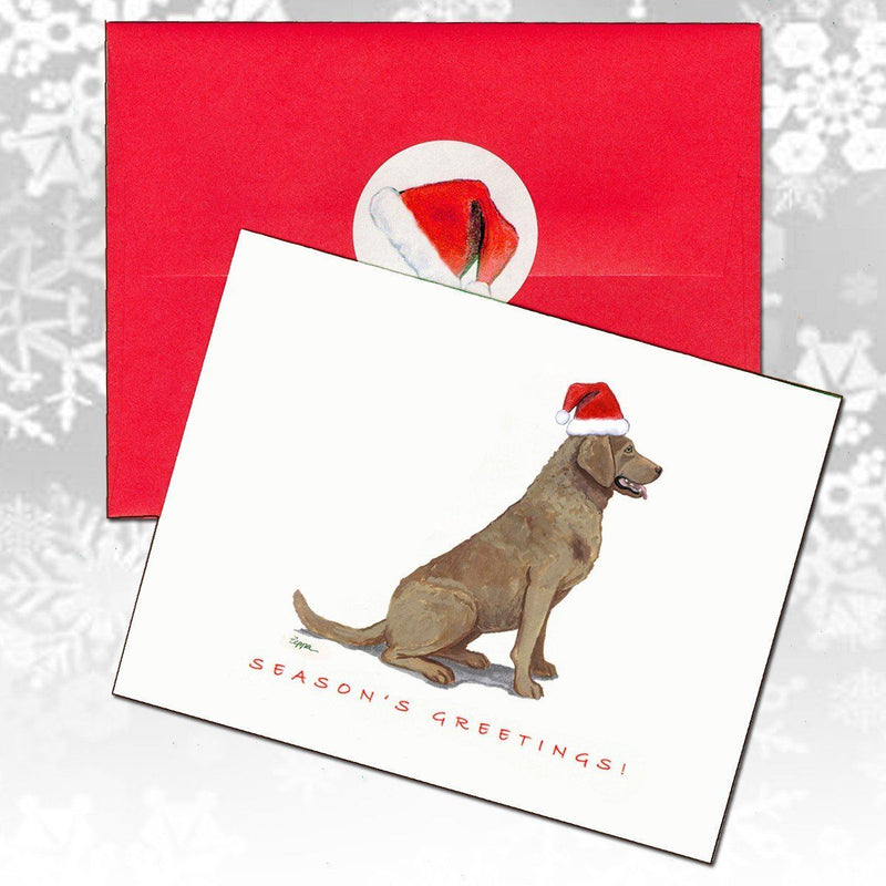 Chesapeake Bay Retriever Christmas Note Cards