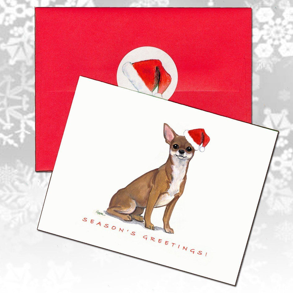 Chihuahua Christmas Note Cards