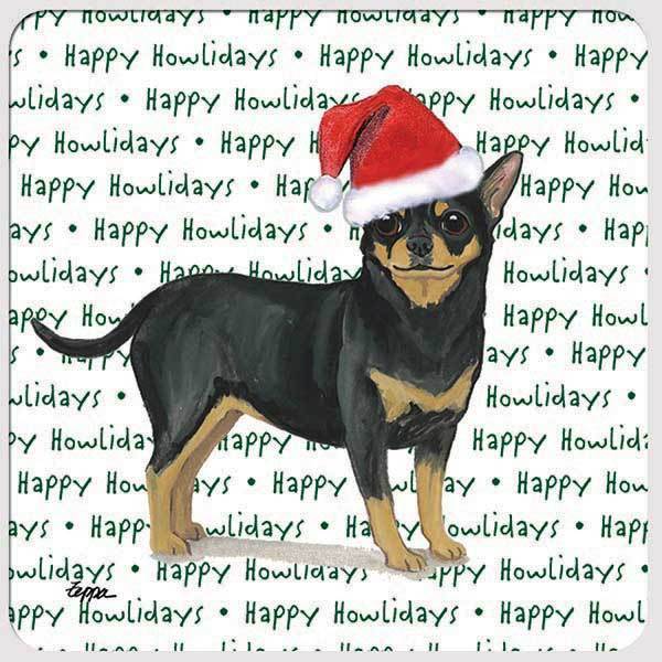 Chihuahua "Happy Howlidays" Coaster