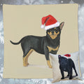 Chihuahua Santa Pillow Cover
