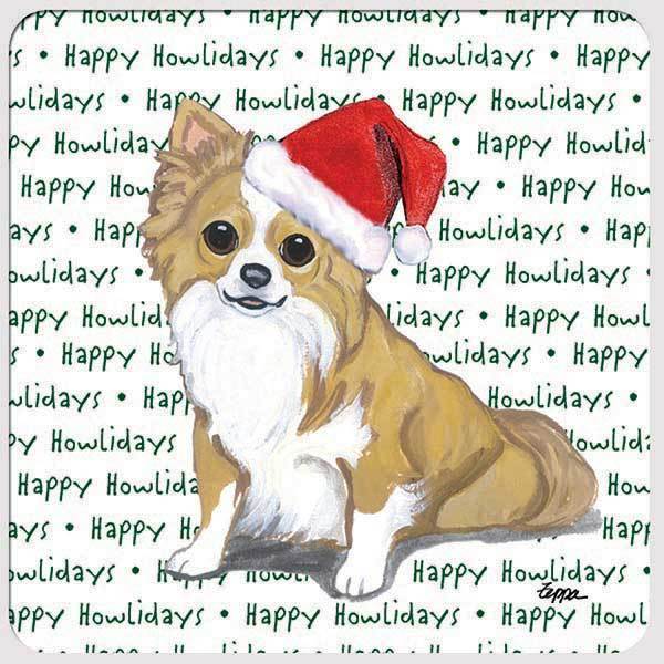 Chihuahua "Happy Howlidays" Coaster