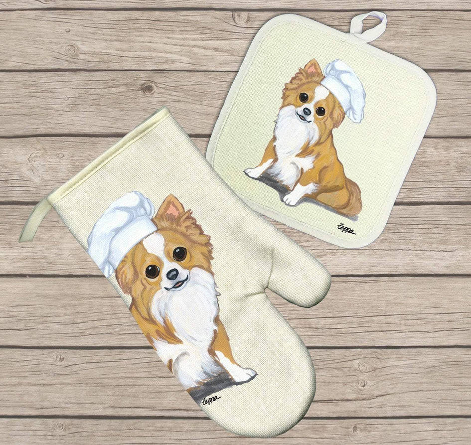 Chihuahua Oven Mitt and Pot Holder