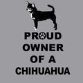 Black & White Chihuahua Proud Owner - Women's V-Neck T-Shirt
