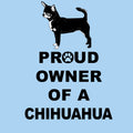 Black & White Chihuahua Proud Owner - Adult Unisex T-Shirt