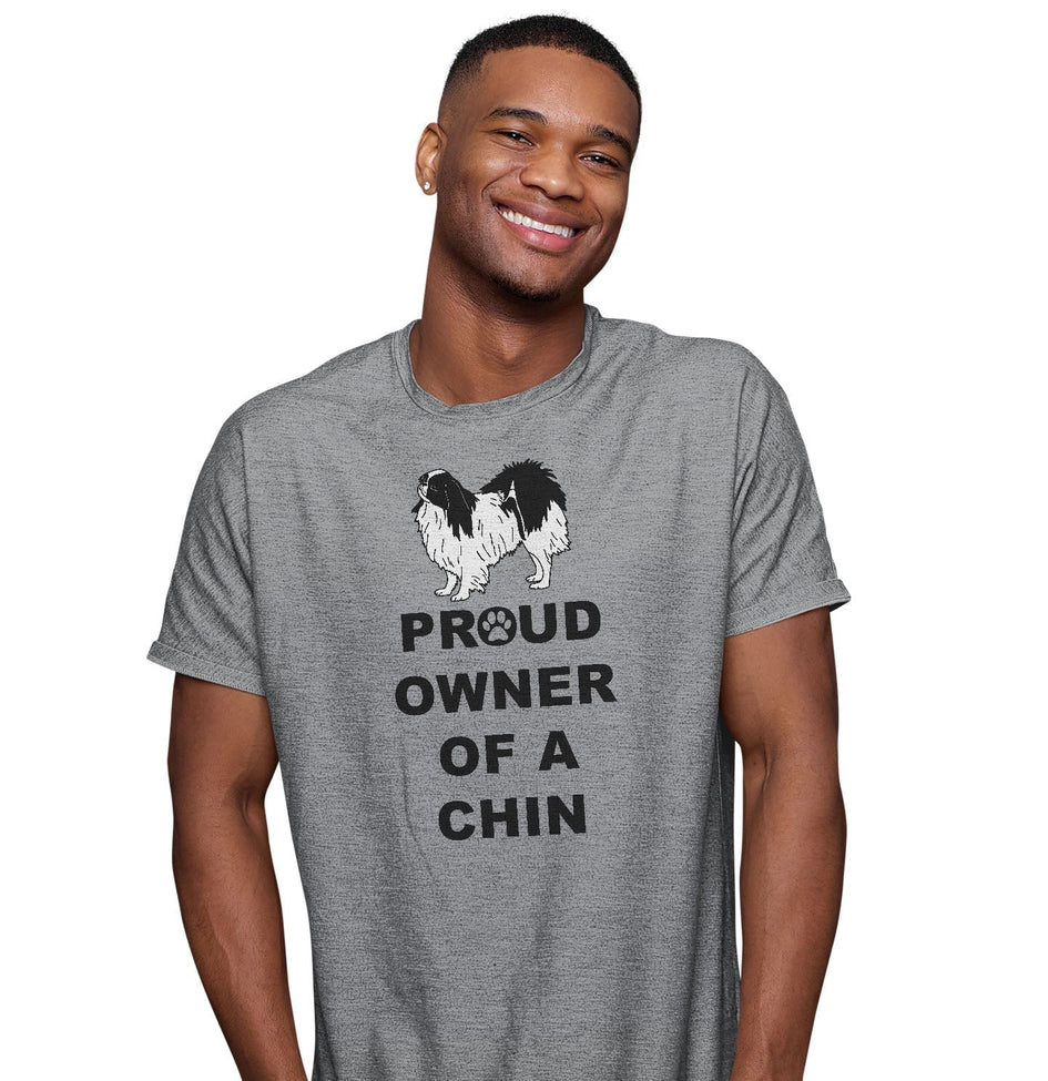 Japanese Chin Proud Owner - Adult Unisex T-Shirt