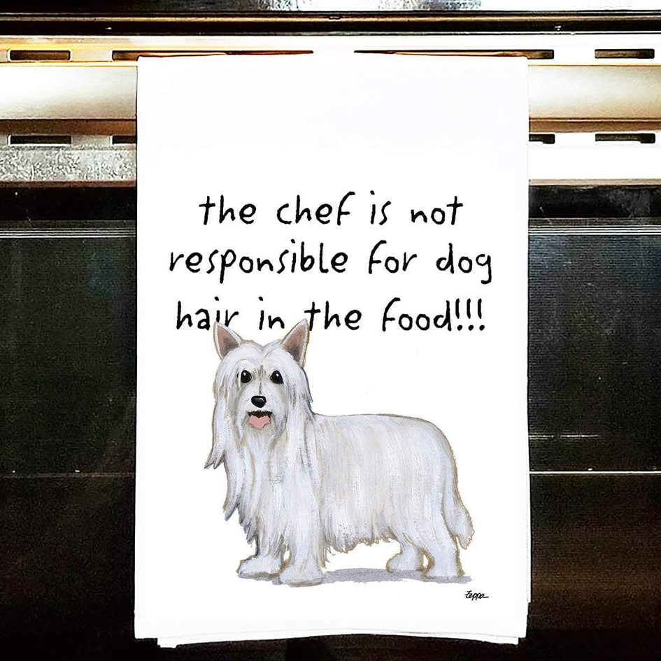 Chinese Crested Dish Towel