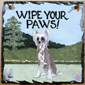 Chinese Crested Slate Sign