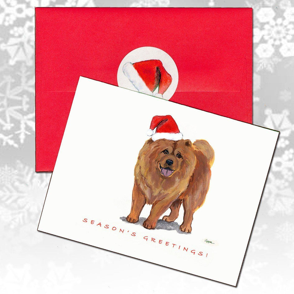 Chow Chow Christmas Note Cards