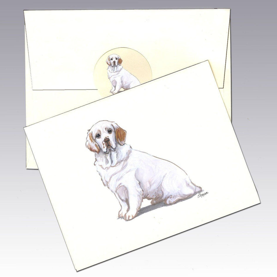 Clumber Spaniel Note Cards