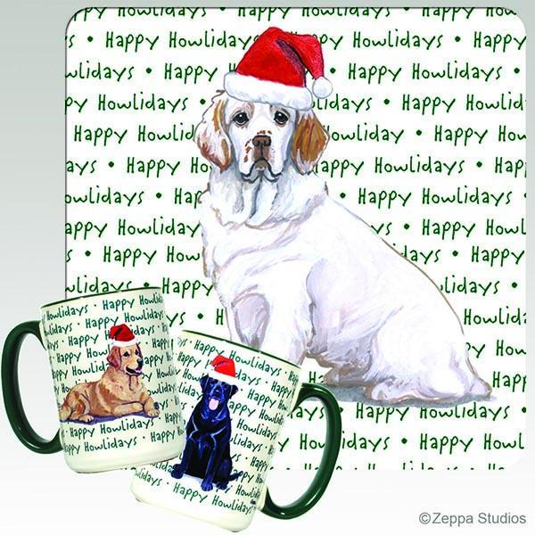 Clumber Spaniel Holiday Mug
