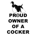 Cocker Spaniel Proud Owner - Women's V-Neck T-Shirt