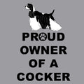 Cocker Spaniel Proud Owner - Adult Unisex Hoodie Sweatshirt