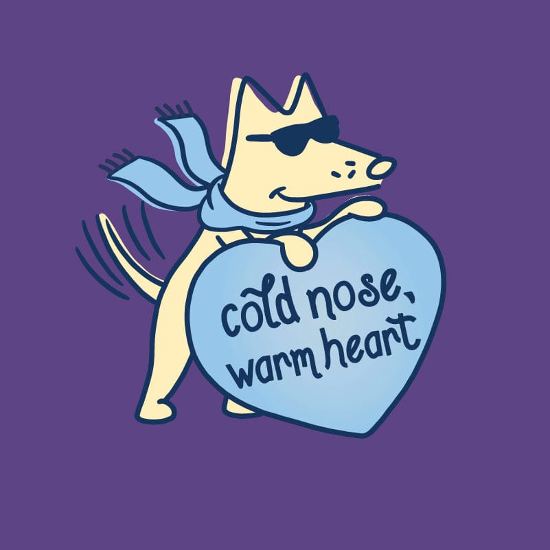 Cold Nose, Warm Heart - Ladies T-Shirt V-Neck