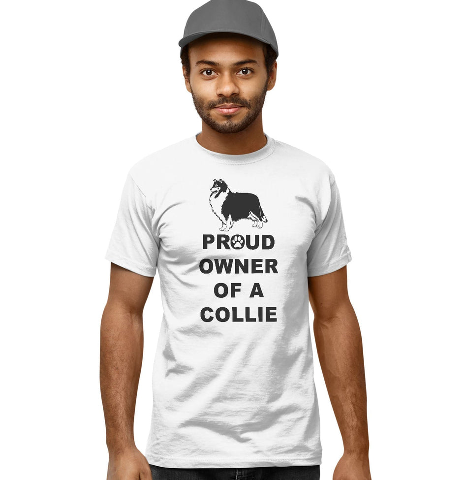 Rough Collie Proud Owner - Adult Unisex T-Shirt