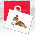 Collie Christmas Note Cards