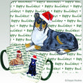 Collie Holiday Mug