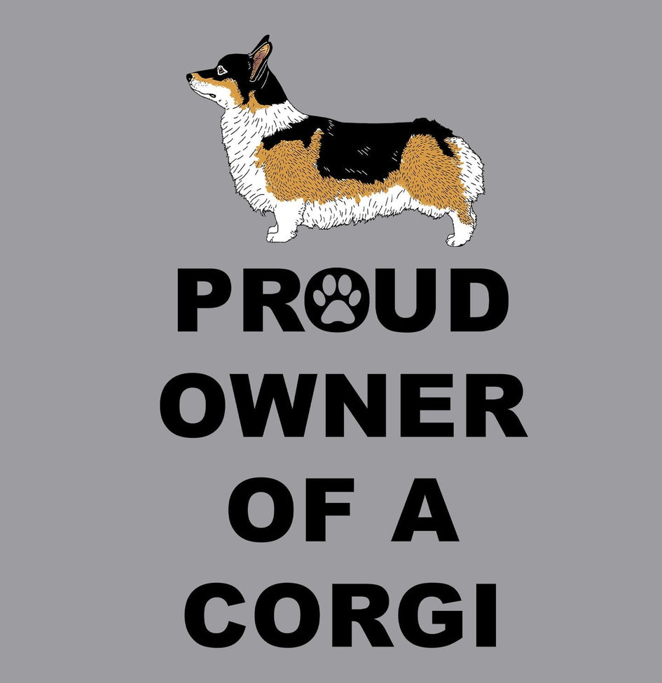 Pembroke Welsh Corgi Proud Owner - Adult Unisex Hoodie Sweatshirt