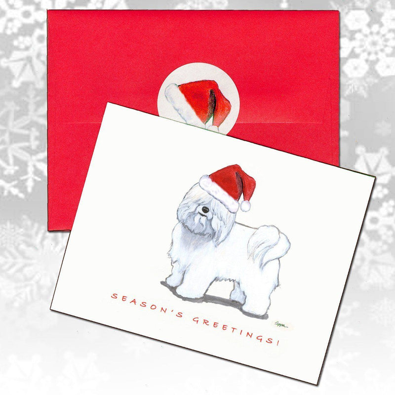 Coton de Tulear Christmas Note Cards