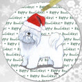 Coton de Tulear "Happy Howlidays" Ornament