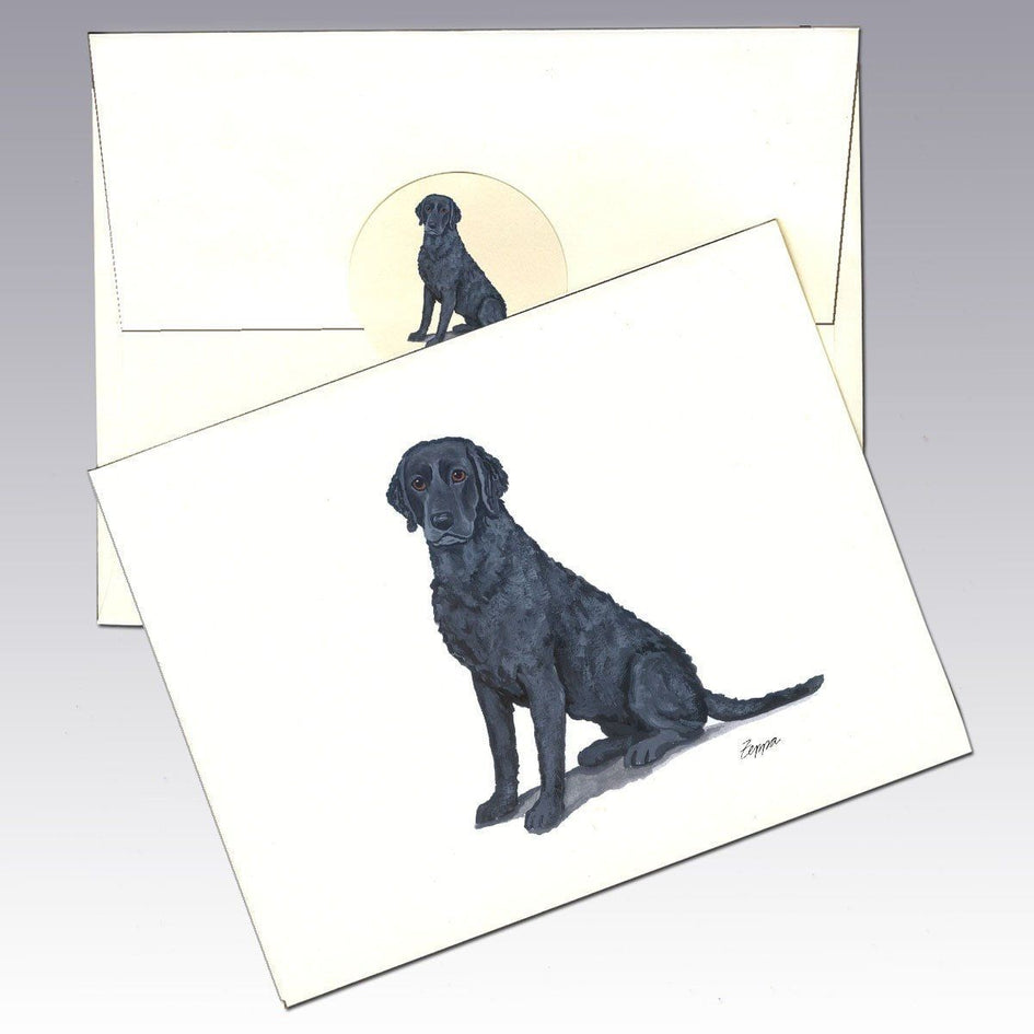 Curly Coated Retriever Note Cards