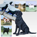 Curly-Coated Retriever Scenic Square Coaster