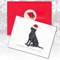 Curly-Coated Retriever Christmas Note Cards