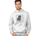 Rottweiler Puppy Love Text - Adult Unisex Hoodie Sweatshirt