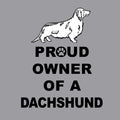 Long Hair Dachshund Proud Owner - Adult Unisex Crewneck Sweatshirt