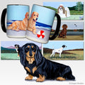 Dachshund  Scenic Square Coaster