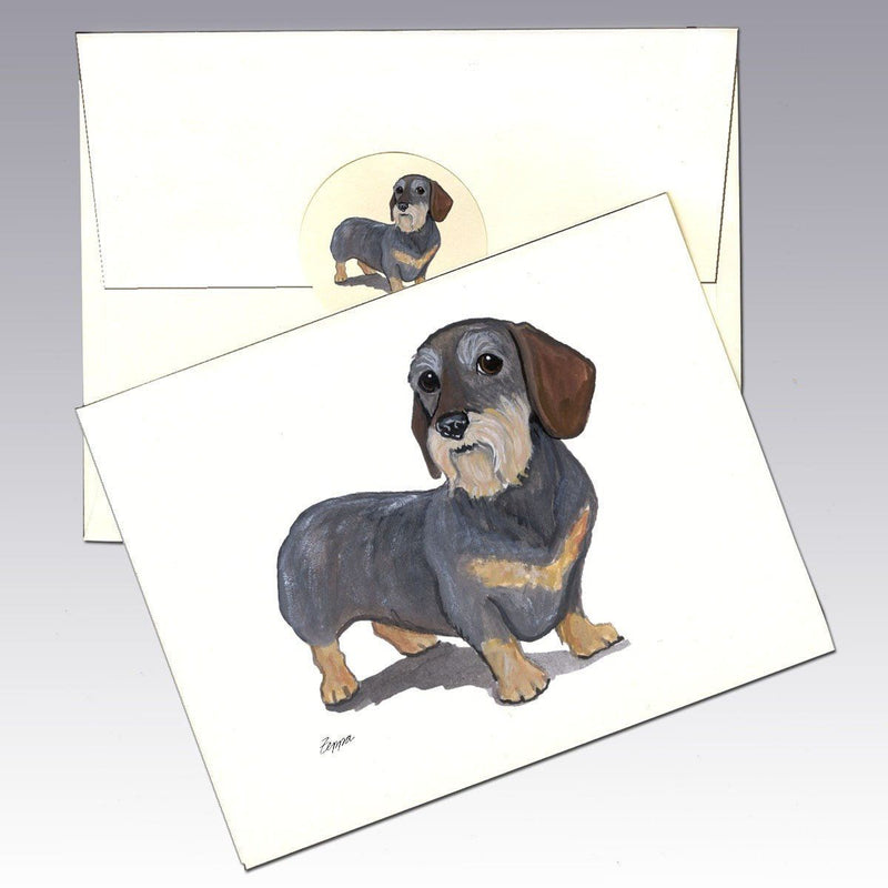 Dachshund, Wirehaired Note Cards