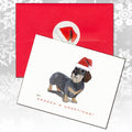 Dachshund, Wirehaired Christmas Note Cards