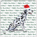 Dalmatian "Happy Howlidays" Coaster