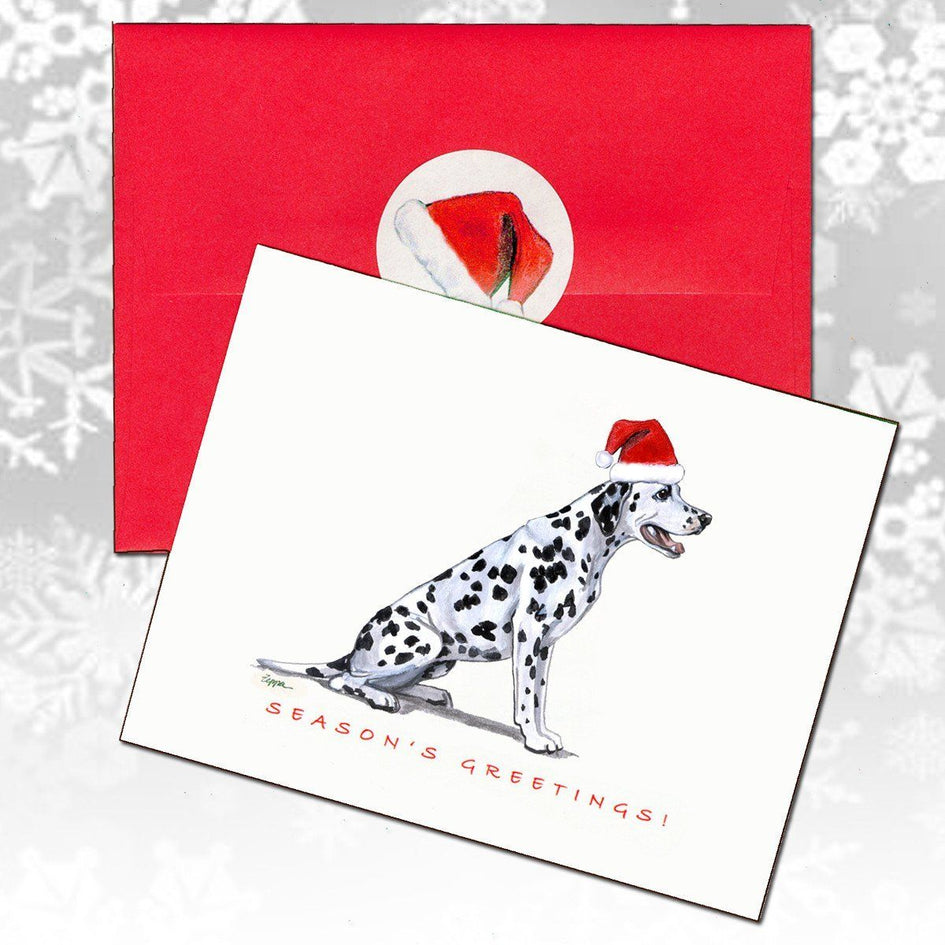 Dalmatian Christmas Note Cards