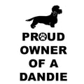 Dandie Dinmont Terrier Proud Owner - Women's V-Neck T-Shirt