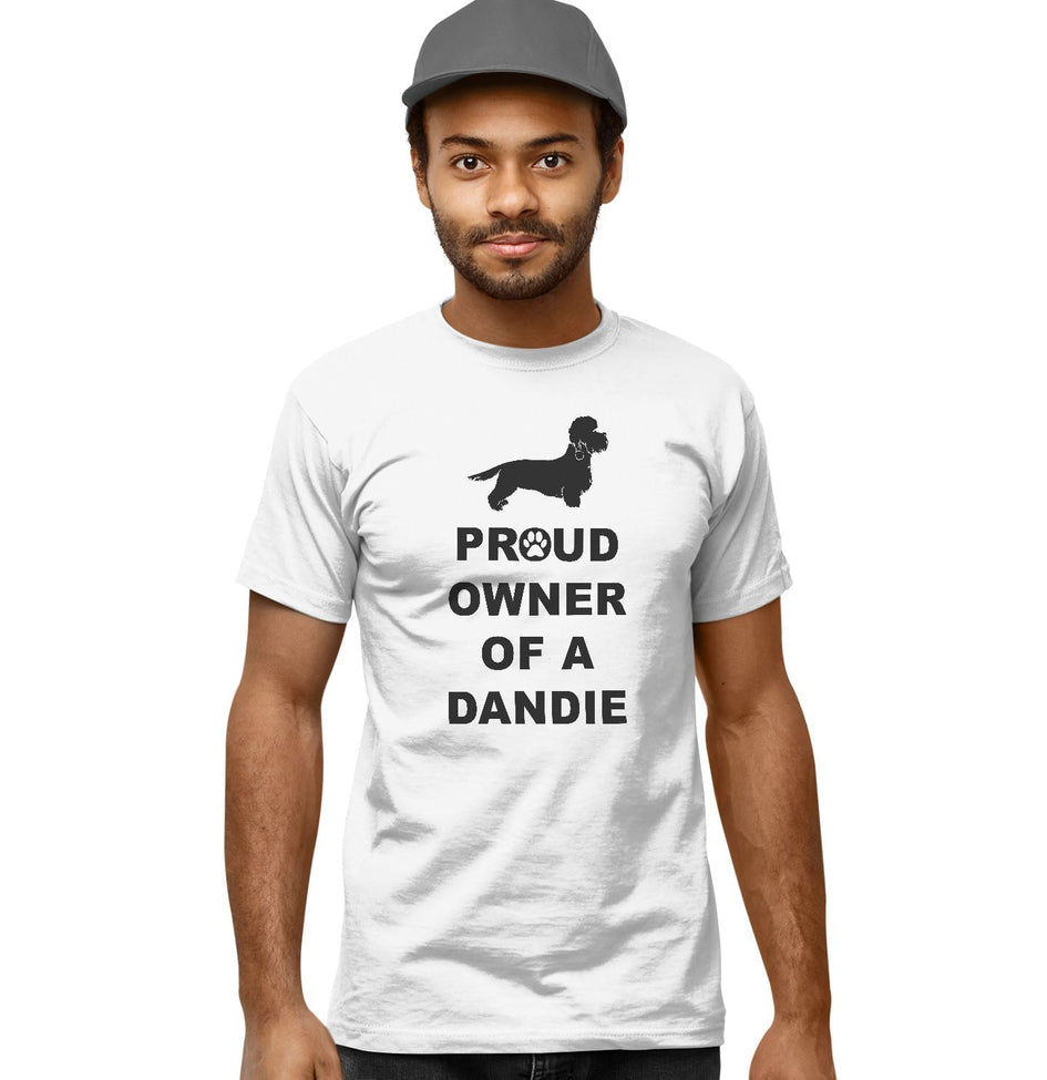 Dandie Dinmont Terrier Proud Owner - Adult Unisex T-Shirt