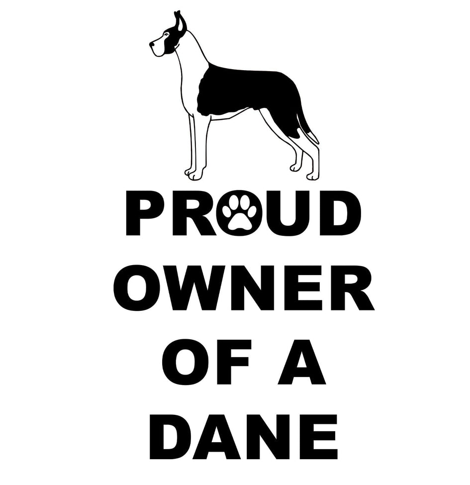 Great Dane Proud Owner - Adult Unisex Hoodie Sweatshirt